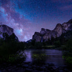 Yosemite Milky Way Night Sky
