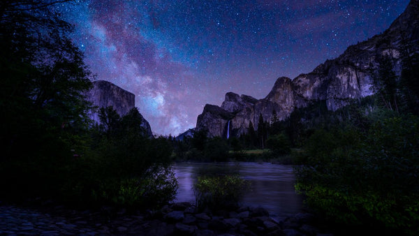 Yosemite Milky Way Night Sky