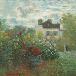 The Artist's Garden in Argenteuil (A Corner of the Garden with Dahlias)