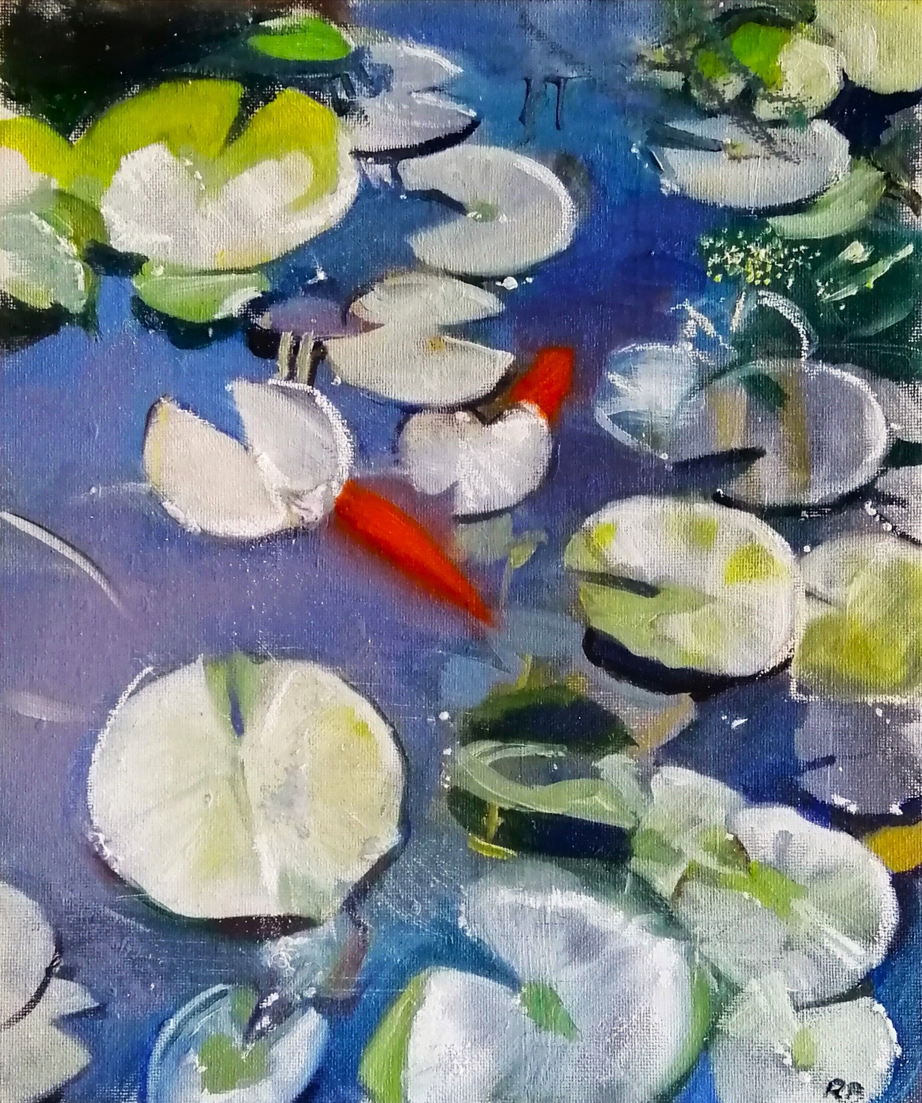 Water lilies and gold fish 2026