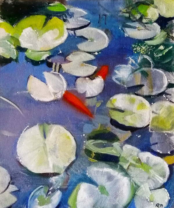 Water lilies and gold fish 2026