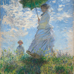 Woman with a Parasol - Madame Monet and Her Son